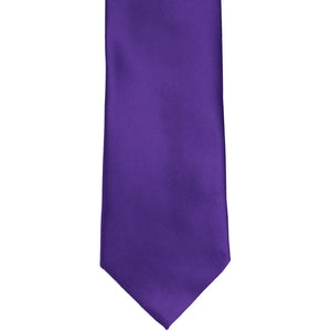Dark Purple Solid Color Necktie | Shop at TieMart – TieMart, Inc.