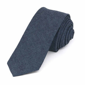 Denim Skinny Necktie, 2" Width