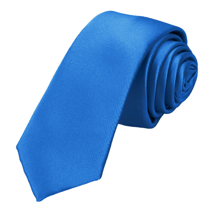 Electric Blue Skinny Necktie, 2