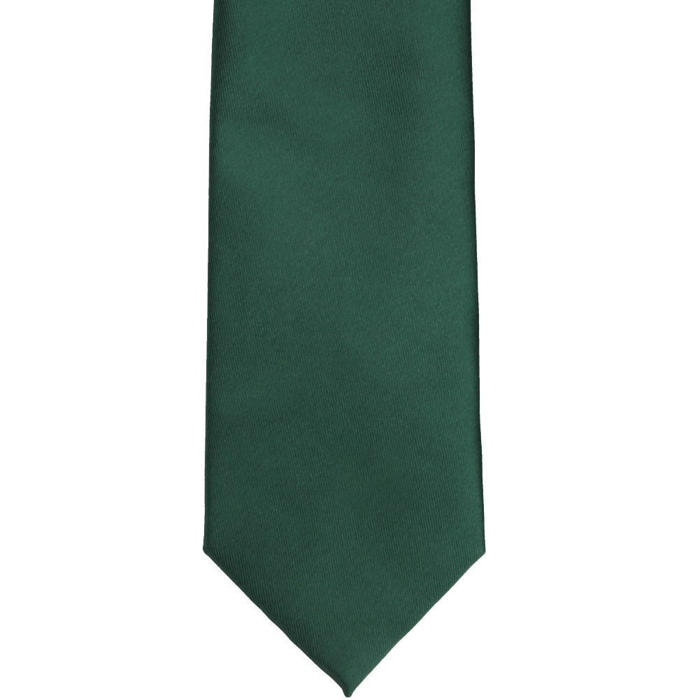 Hunter Green Solid Color Necktie | Shop at TieMart – TieMart, Inc.