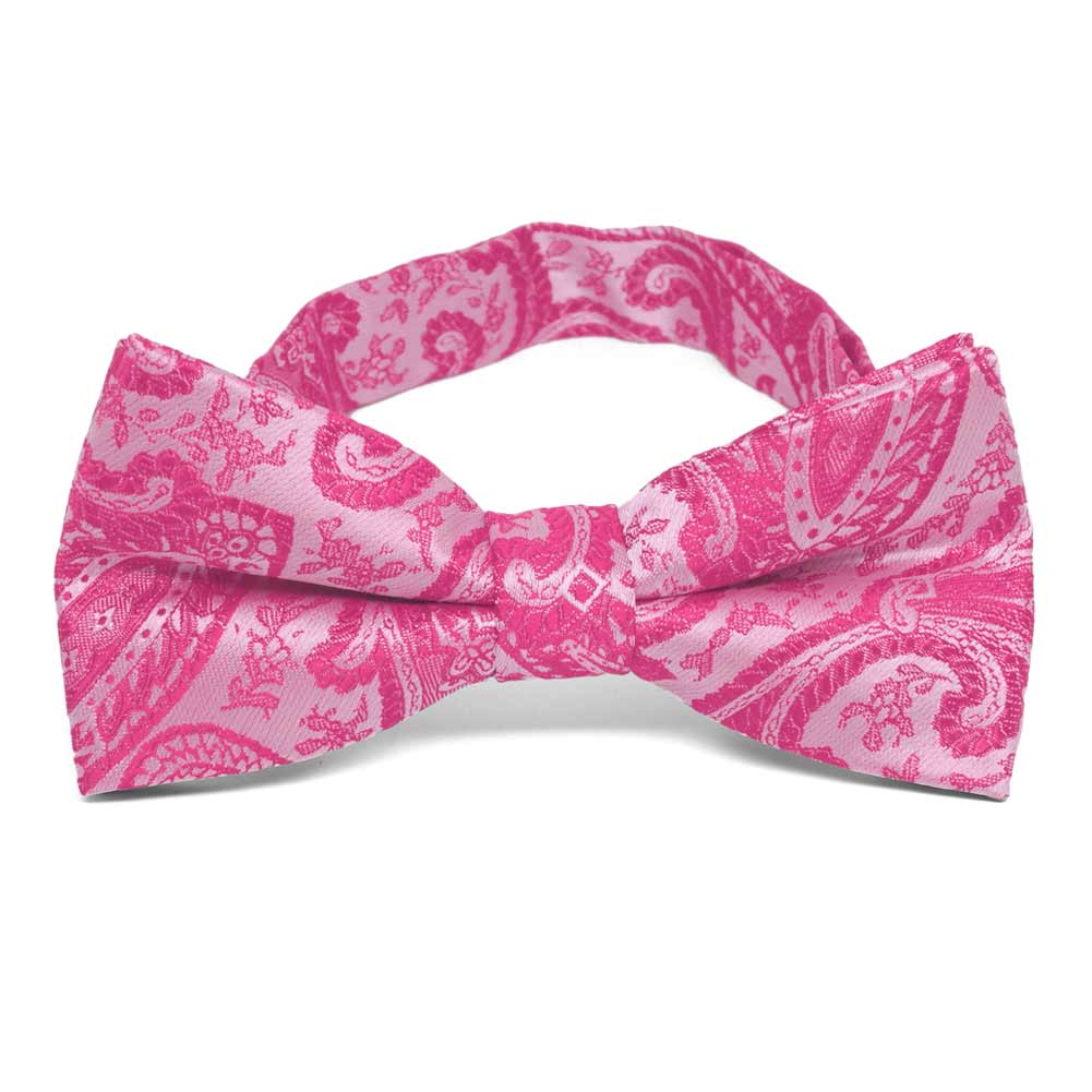 bright-fuchsia-paisley-bow-tie-shop-at-tiemart-tiemart-inc