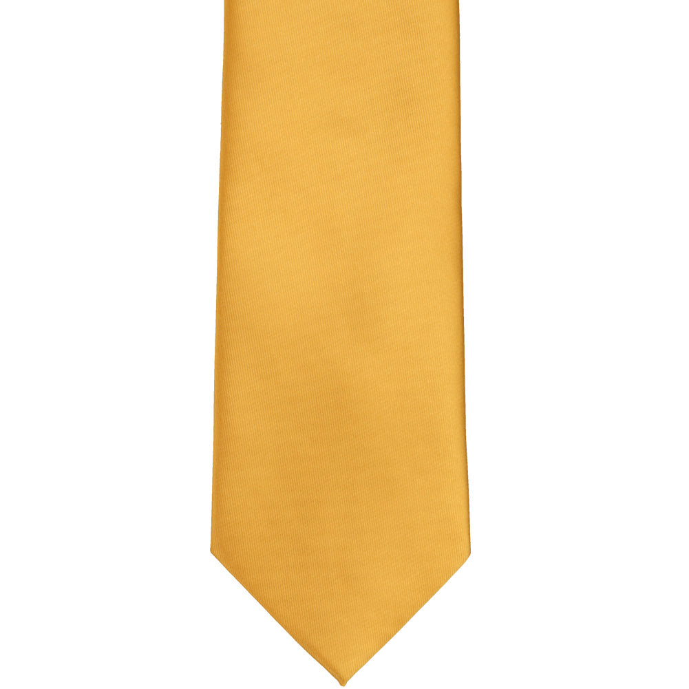 Gold Bar Solid Color Necktie | Shop at TieMart – TieMart, Inc.