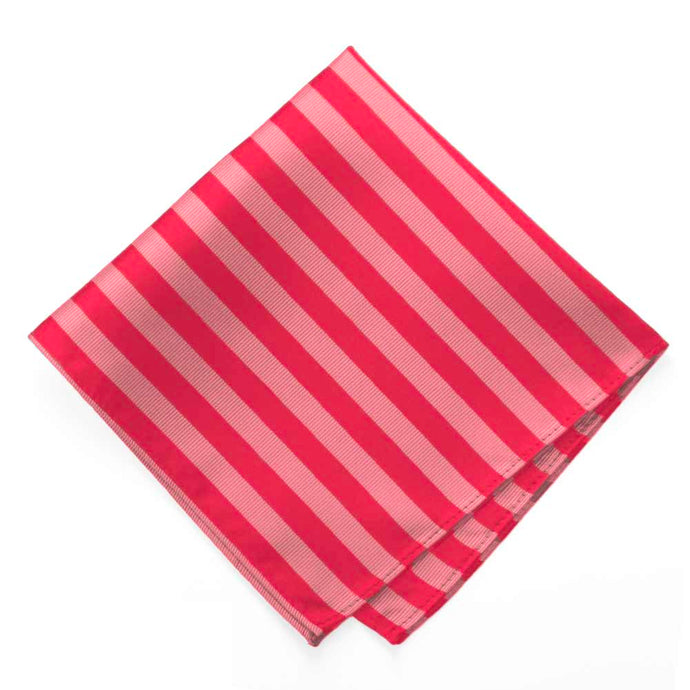 Guava Formal Striped Pocket Square