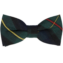 Load image into Gallery viewer, Navy blue and hunter green holiday plaid necktie