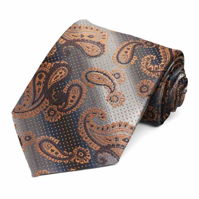 Latte Elmhurst Paisley Necktie