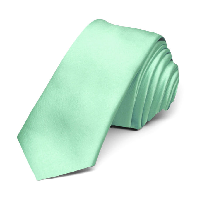 Light Seafoam Skinny Necktie, 2