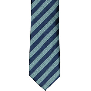 Marine Blue Formal Striped Tie | Shop at TieMart – TieMart, Inc.