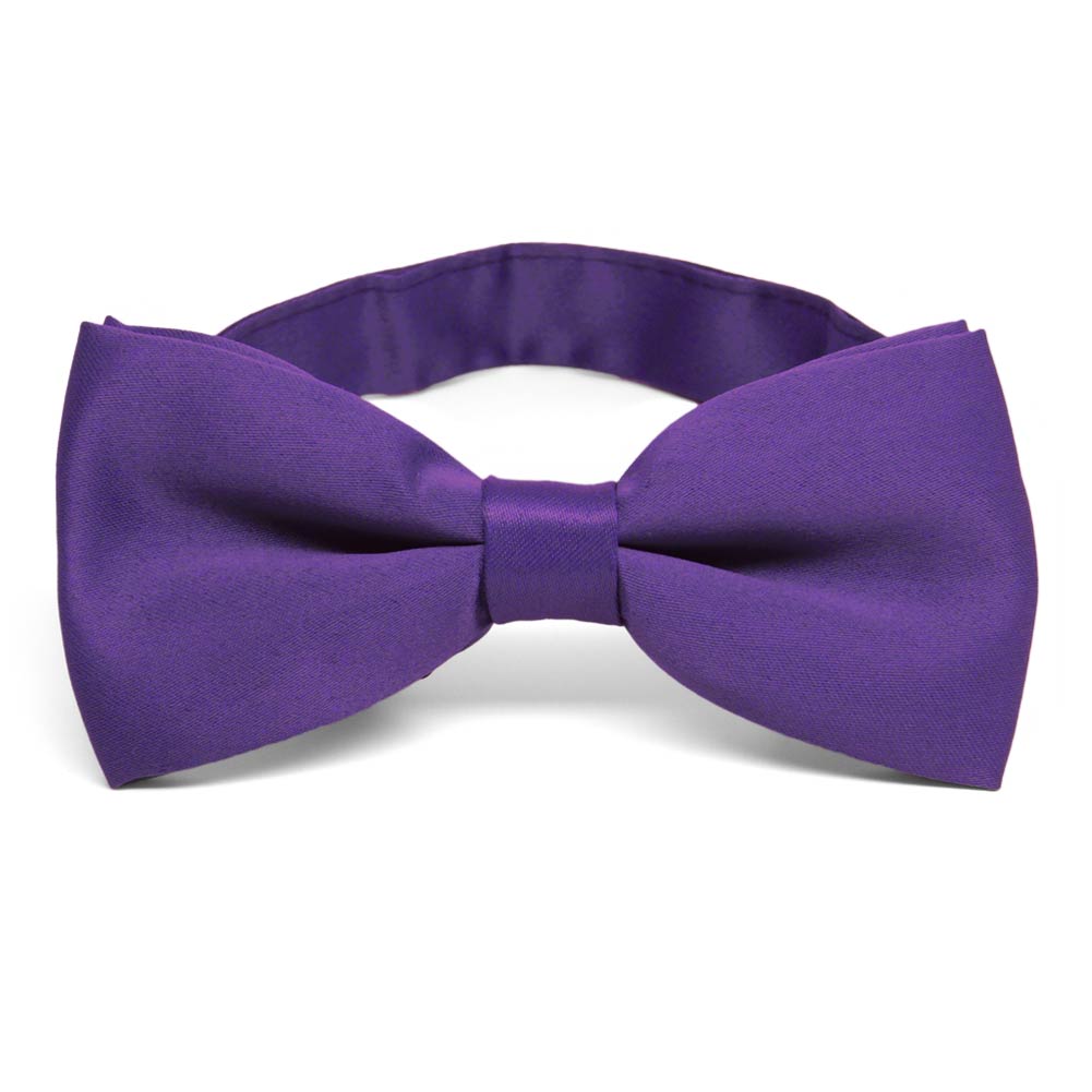 Medium Purple Band Collar Bow Tie | Shop at TieMart – TieMart, Inc.