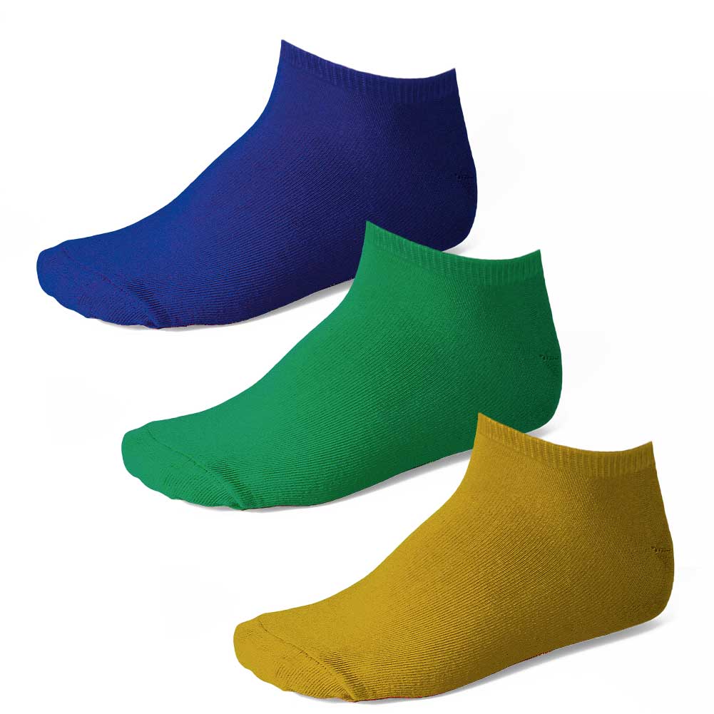 Men's Colored Ankle Socks, 3-Pack | Shop at TieMart – TieMart, Inc.