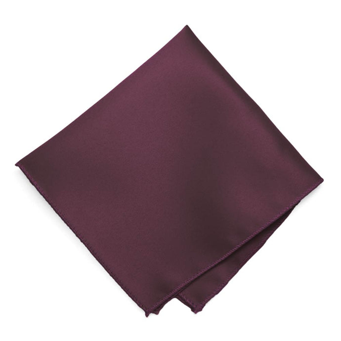 Cabernet Solid Color Pocket Square