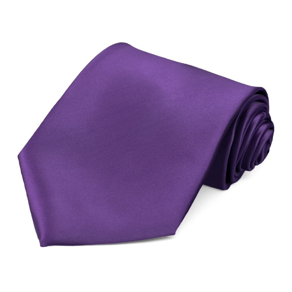 Purple Dusk Solid Color Neckties Shop At Tiemart Tiemart Inc 4788