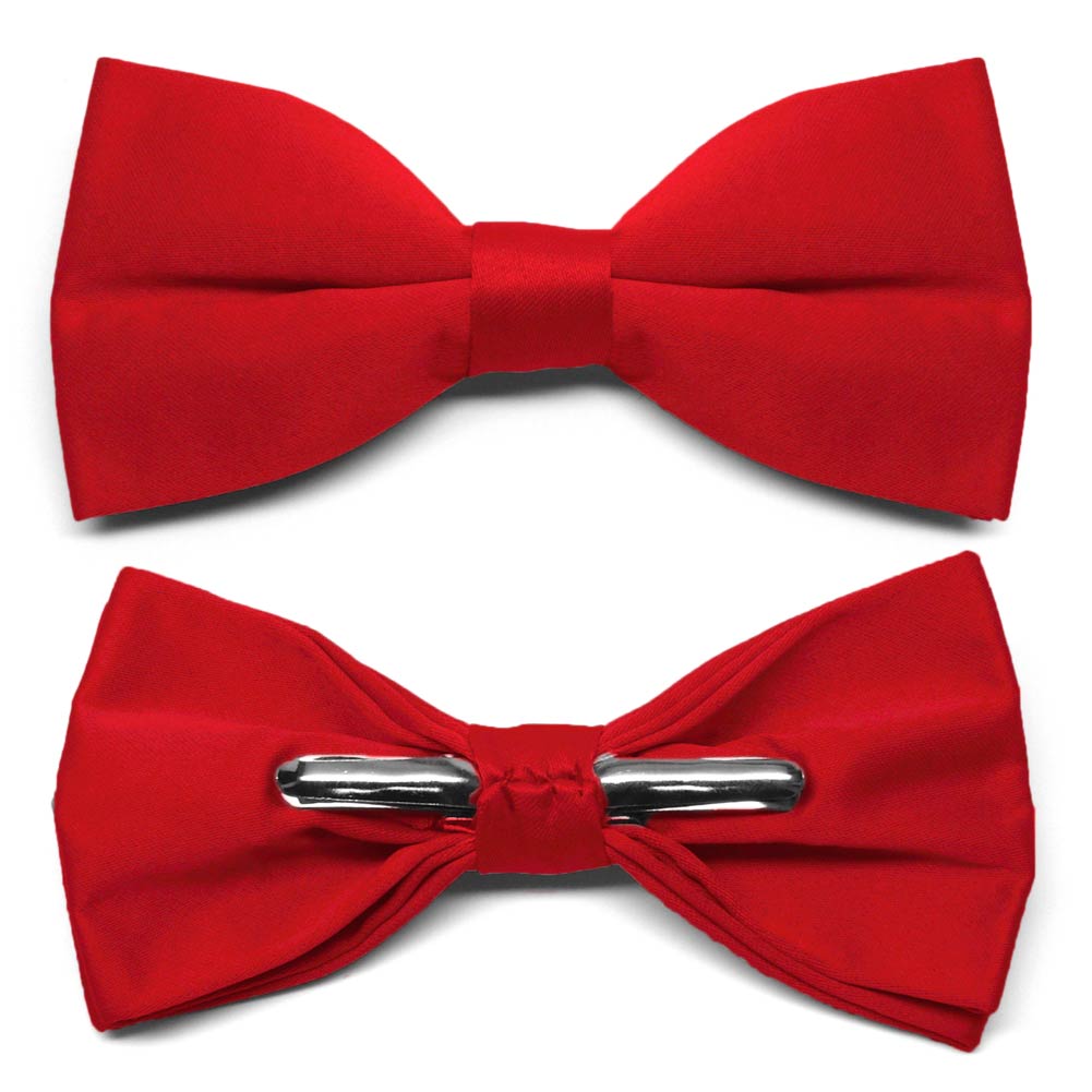 Red Clip On Bow Tie  Shop at TieMart – TieMart, Inc.