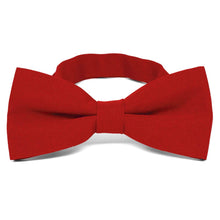 Load image into Gallery viewer, Red Matte Finish Bow Tie