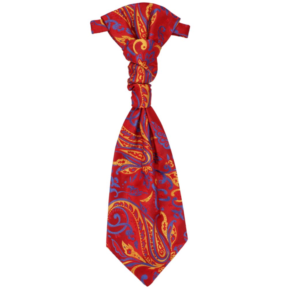 Red Paisley Cravat | Shop at TieMart – TieMart, Inc.