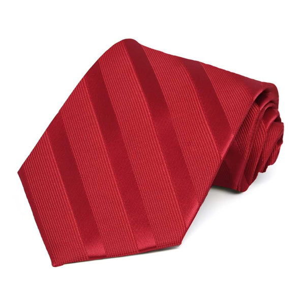 Red and White Striped Tie  Shop at TieMart – TieMart, Inc.