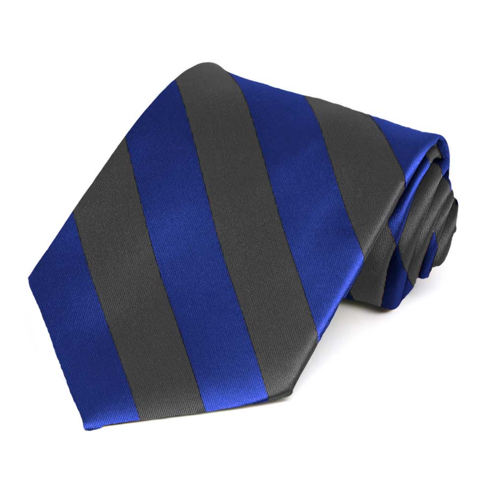 Solid Dark Royal Blue Neck Tie, Bows-N-Ties.com