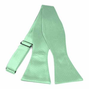 Seafoam Herringbone Silk Self-Tie Bow Tie | Shop at TieMart – TieMart, Inc.